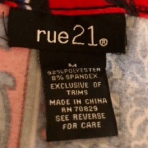 Rue21 Red White and Blue Tank Top NWOT - Picture 7 of 7